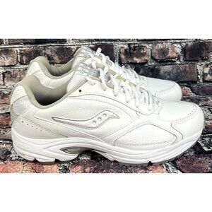 Saucony Omni Walker 3 Womens White Walking Casual Comfort Shoes Size 9 Wide